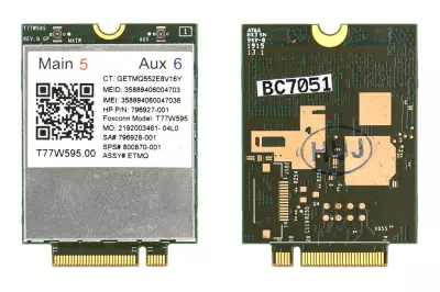 HP LT4120 gyári új PCI express M.2 WWAN modem (800870-001, T77W595)