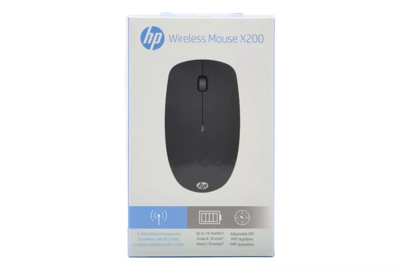 HP Mouse X200 fekete vezeték nélküli optikai egér (L71743-021)