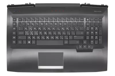 HP Omen 17T-AN100, 17-AN1 gyári új fekete-fehér  orosz háttér-világításos billentyűzet modul touchpaddal (230W, nagy Center-Pin DC nyílás) (L14992-251)