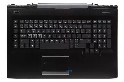 HP Omen 17T-AN100, 17-AN1 gyári új fekete-fehér  kanadai háttér-világításos billentyűzet modul touchpaddal (230W, nagy Center-Pin DC nyílás) (L14992-DB1)