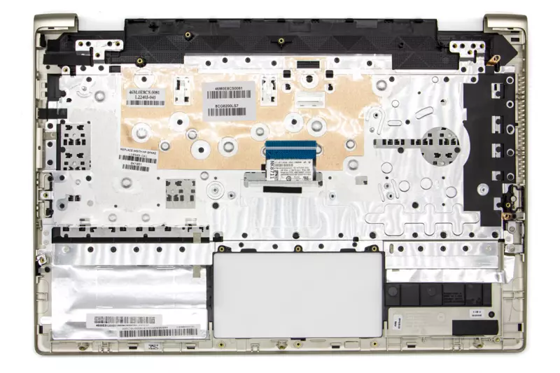 HP Pavilion X360 14-CD000, 14-CD100, 14T-CD000, 14T-CD100 sorozathoz gyári új német fekete-arany billentyűzet modul (L18949-041)