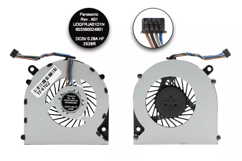 HP ProBook 4330s, 4430s, 4436s gyári új hűtő ventilátor (646358-001)