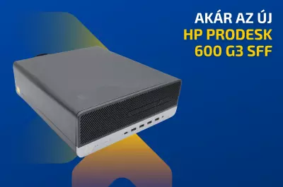 HP ProDesk 600 G3 SFF | Intel Core i5-7500 | 16GB memória | 512GB SSD | Windows 10 PRO + 2 év garancia!