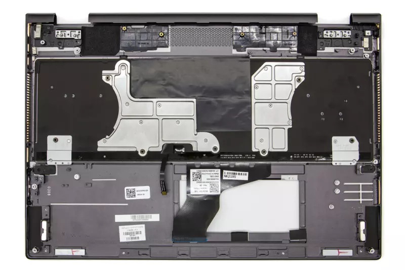 HP SPECTRE X360 15T-CH0 gyári új cseh-szlovák sötétszürke háttér-világításos billentyűzet modul (L15588-FL1)