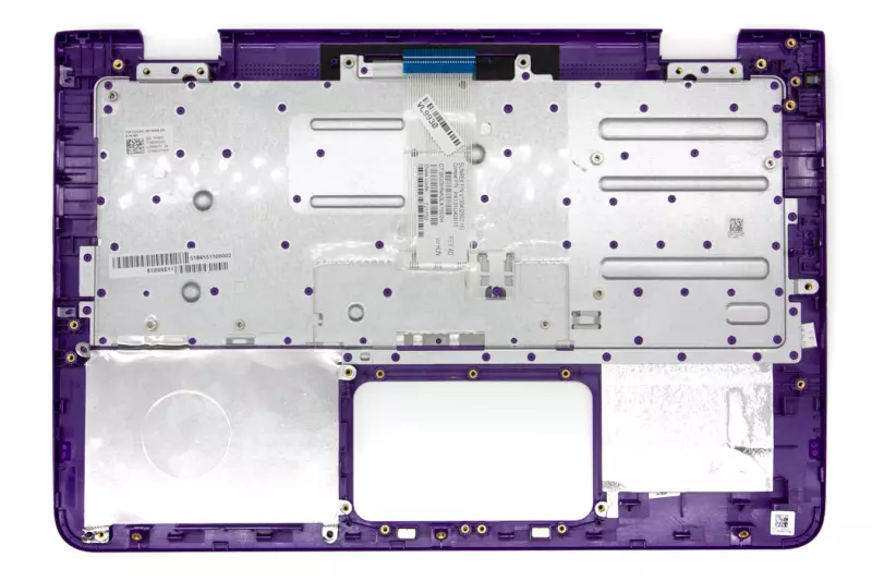 HP Stream x360 11-aa0 sorozathoz gyári új lila-fehér magyar billentyűzet modul (L21645-211)