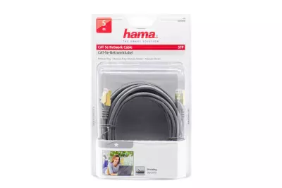 Hama 5m CAT5E szürke UTP Patch kábel, (00041896)
