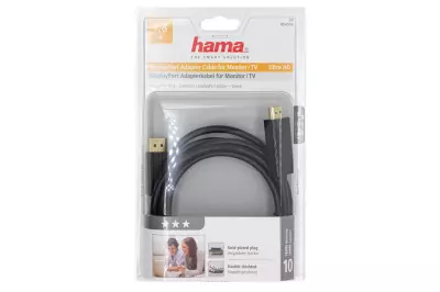 Hama DisplayPort (apa) - HDMI (apa) 1,8m kábel (54594)