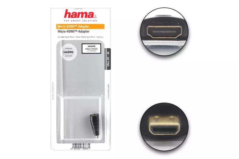 Hama HDMI (anya) - micro HDMI (apa) átalakító (039863)