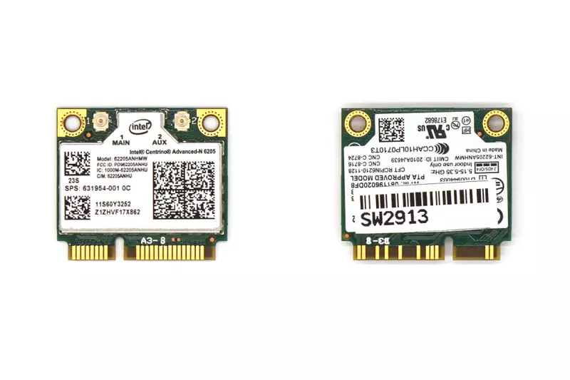 Intel Centrino Advanced-N 6205 mini Dual Band Wifi kártya, 62205ANHMW (SPS: 631954-001, DP/n: 0X9JDY)