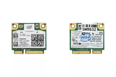 Intel Centrino Wireless-N 1000 (WiFi Link 1000) Mini (half) PCI-e gyári új WiFi kártya (12BNHMW)