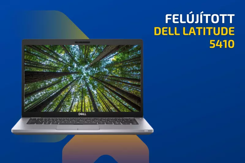 Dell Latitude 5410 | 14 colos Full HD kijelző | Intel Core i5-10310U | 16GB memória | 256GB SSD | MAGYAR billentyűzet | Windows 10 PRO + 2 év garancia!