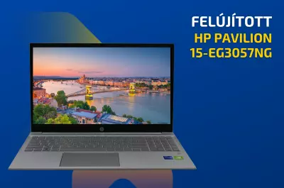 HP Pavilion 15-EG3057NG | 15,6 colos Full HD kijelző | Intel Core i5-1335U | 16GB RAM | 1T SSD | Magyar billentyűzet | Windows 11 + 2 év garancia!