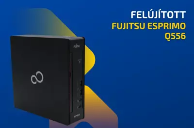 Fujitsu Esprimo Q556 | Core i5 6500T | 8GB RAM | 256GB SSD | Intel UHD Graphics | Win10 Pro + 2 év garancia