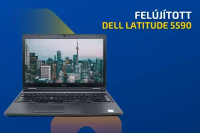 Dell Latitude 5590 | 15,6 colos Full HD kijelző | Intel Core i7-8650U | 16GB memória | 256GB SSD | Windows 10 PRO + 2 év garancia!