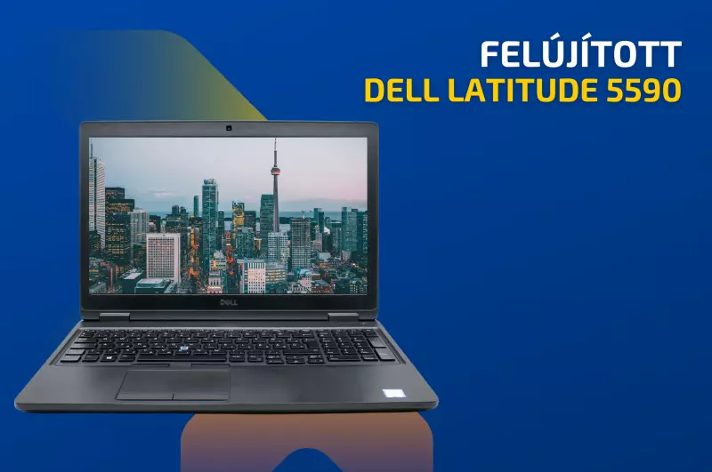 Dell Latitude 5590 | Intel Core i5-7300U | 16GB memória | 256GB SSD | 15,6 colos Full HD kijelző | Windows 10 PRO + 2 év garancia!
