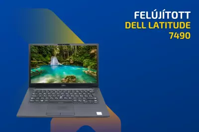 Dell Latitude 7490 | 14 colos FULL HD kijelző  | Core i5-7300U | 16GB Memória | 512GB SSD | MAGYAR BILLENTYŰZET | Windows 10 PRO + 2 év garancia!