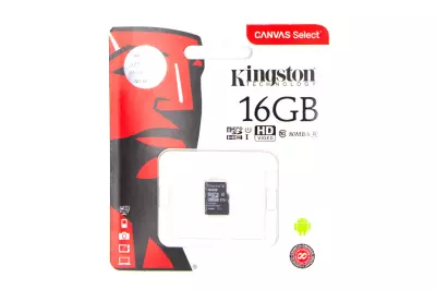 Kingston 16GB Class 10 MicroSD kártya (SDCS/16GBSP)