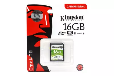 Kingston 16GB UHS-I (80MB/s) Canvas Select SDHC kártya (SDS/16GB)