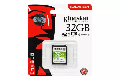 Kingston 32GB UHS-I (80MB/s) Canvas Select SDHC kártya (SDS/32GB)