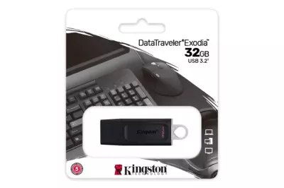 Kingston 32GB USB3.2 pendrive, DataTraveler Exodia (DTX/32GB)