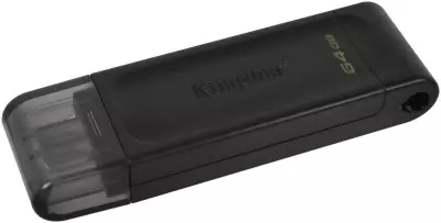 Kingston DataTraveler 70 64GB USB-C USB 3.2 fekete pendrive (DT70/64GB)