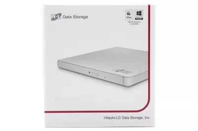 LG fehér SLIM USB külső DVD Író (GP57EW40)