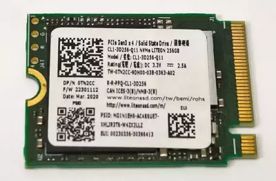 LITEON 256GB M.2 PCIe NVME SSD meghajtó kártya, (2230) (CL1-3D256-Q11)