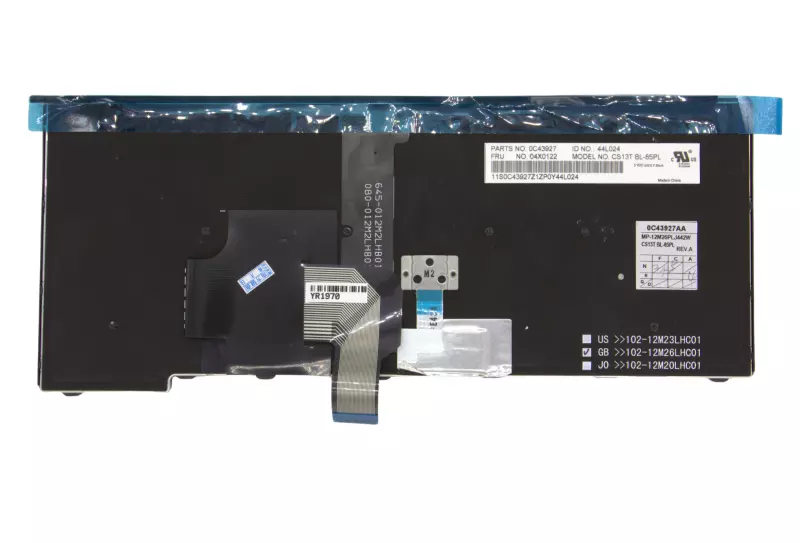Lenovo ThinkPad T431s, L450, T440s EU háttér-világításos billentyűzet (04X0105)