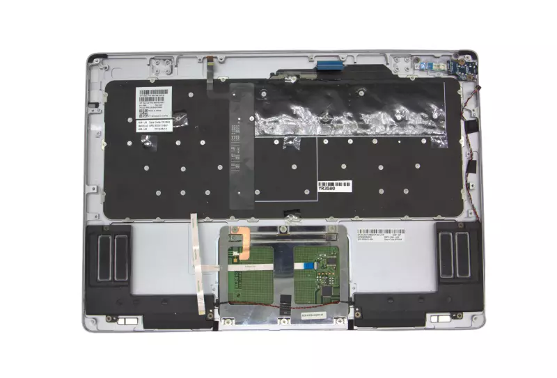 HP EliteBook Folio G1 használt háttér-világításos, európai ezüst-fekete billentyűzet modul (850915-BG1)
