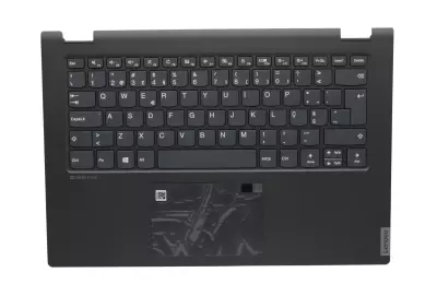 Lenovo IdeaPad C340-14API, C340-14IWL gyári új európai szürke billentyűzet modul + touchpad (5CB0S17375)