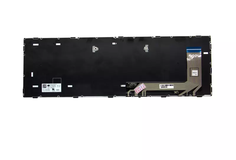 Lenovo IdeaPad 110-15IBR fekete gyári új UK angol keret nélküli billentyűzet (PM5NR-HG, SN20L46787)