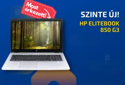 HP EliteBook 850 G3 | 15,6 colos FULL HD kijelző | Intel Core i5-6300U | 8GB RAM | 256GB SSD | Magyar billentyűzet | Windows 10 PRO | 2 év garancia!