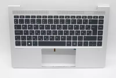 HP ProBook 440 G9 MAGYAR ezüst szürke háttérvilágításos laptop billentyűzet modul (N01287-211)