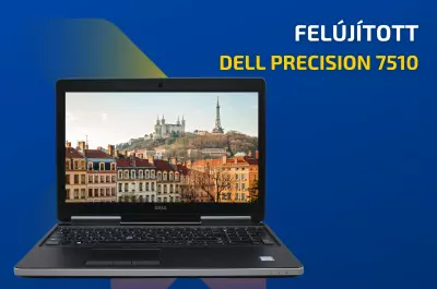 Dell Precision 7510 | 15,6 colos FULL HD kijelző | Intel Core i7-6920HQ | 32GB memória | 512GB SSD | MAGYAR BILLENTYŰZET | NVidia Quadro M1000M 2GB | Windows 10 Pro + 3 év garancia!