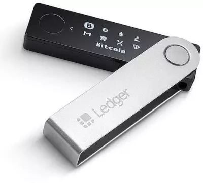 Ledger Nano X Kripto pénztárca - Hardware Wallet fekete-ezüst