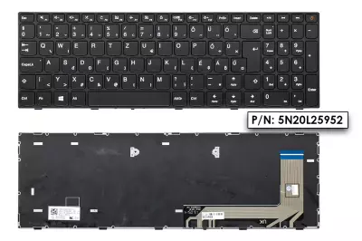 Lenovo IdeaPad 110-17ACL fekete magyar laptop billentyűzet