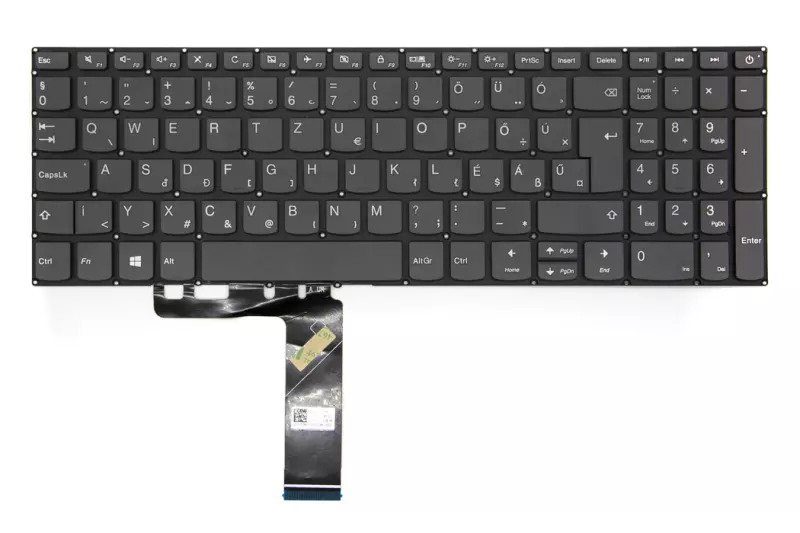Lenovo IdeaPad S145-15API szürke magyar laptop billentyűzet