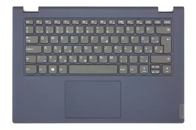 Lenovo IdeaPad C340-14IWL gyári új magyar kék-szürke billentyűzet modul + touchpad (5CB0U42416)