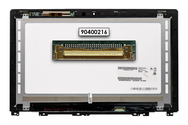 Lenovo IdeaPad U530 touch gyári új fényes 15.6' FHD (1920x1080) eDP Slim kijelző modul (B156HTN03.4, 90400216) (csatlakozó: 30 pin - jobb)