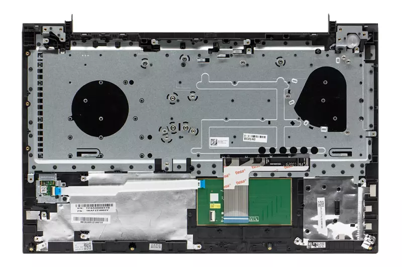 Lenovo IdeaPad V310-15IKB, V310-15ISK gyári új magyar fekete billentyűzet modul touchpaddal, ujjlenyomat olvasóval (5CB0L59361)