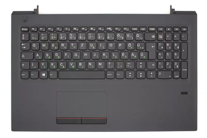 Lenovo IdeaPad V310-15IKB, V310-15ISK gyári új matricával magyarított fekete billentyűzet modul touchpaddal (5CB0L59361)