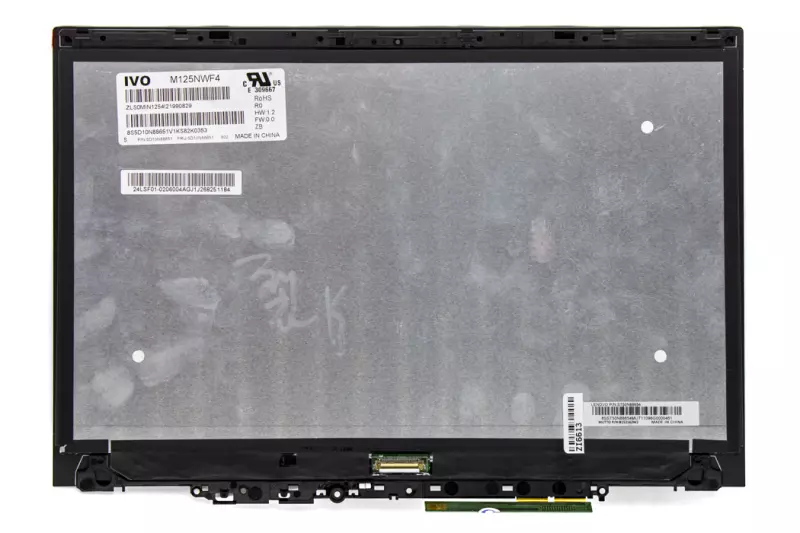 Lenovo IdeaPad Yoga 720-12IKB gyári új fényes 12.5' FHD (1920x1080) eDP IPS Slim kijelző modul (5D10P94922)