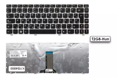 Lenovo IdeaPad Z370, Z470 gyári új magyar fehér-fekete billentyűzet (Win 7)