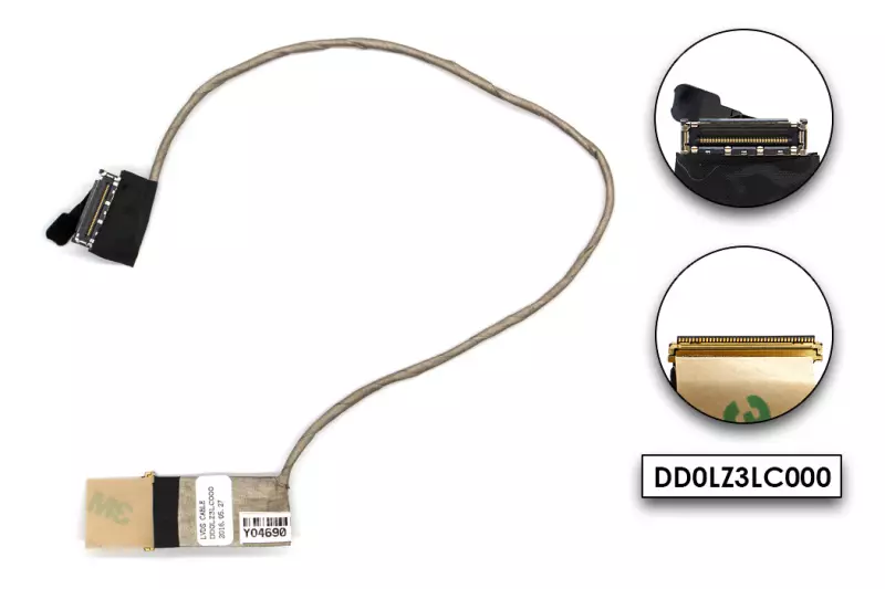 Lenovo IdeaPad Z580, Z585 gyári új LCD kijelző kábel (LZ3, 90200651)