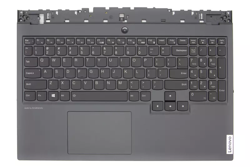 Lenovo Legion 5-15ARH05 gyári új UK angol háttér-világításos fekete billentyűzet modul + touchpad (5CB0Z27669)