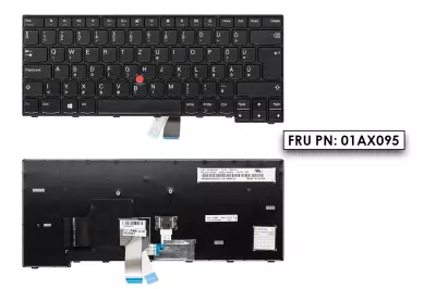 Lenovo ThinkPad E470 gyári új magyar billentyűzet trackpointtal (01AX095, 01AX055, 01AX015)