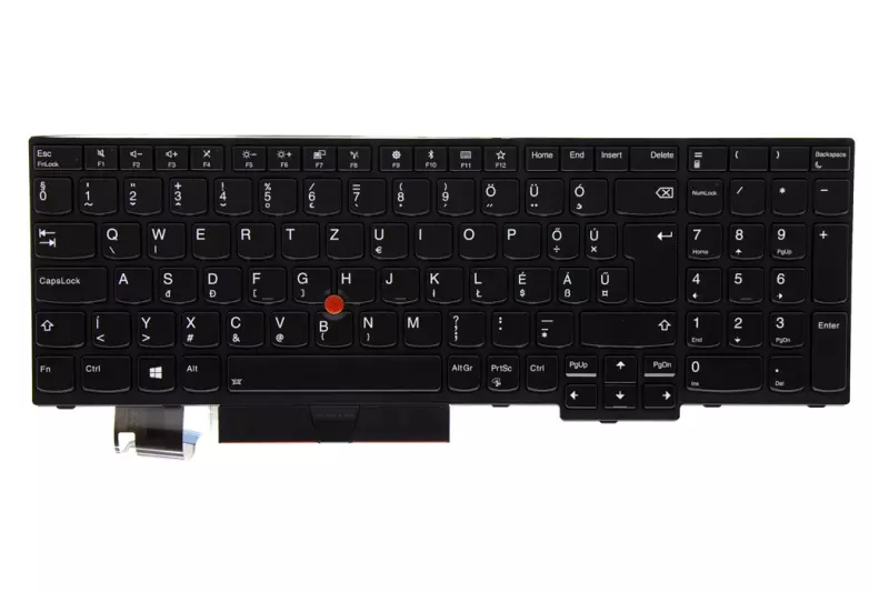 Lenovo ThinkPad E580, T590, P73 gyári új magyar háttér-világításos billentyűzet trackpointtal (01YP775)