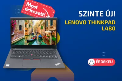 Lenovo ThinkPad L480 | 14 colos FULL HD kijelző | Intel Core i5-8250U | 8GB memória | 256GB SSD | Magyar billentyűzet | Windows 10 PRO + 2 év garancia!