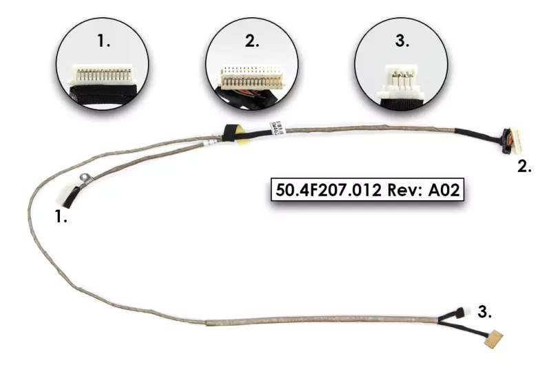 Lenovo ThinkPad T410, T410i gyári új LED világítás átvezető kábel (45M2891)