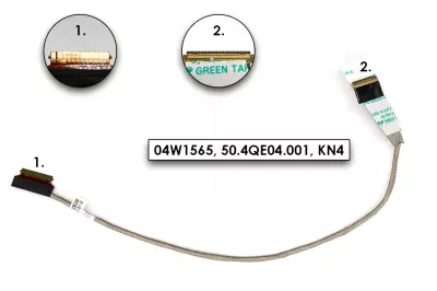 Lenovo ThinkPad T430, T520, T530 gyári új LCD kábel (04W1565, 50.4QE04.001)